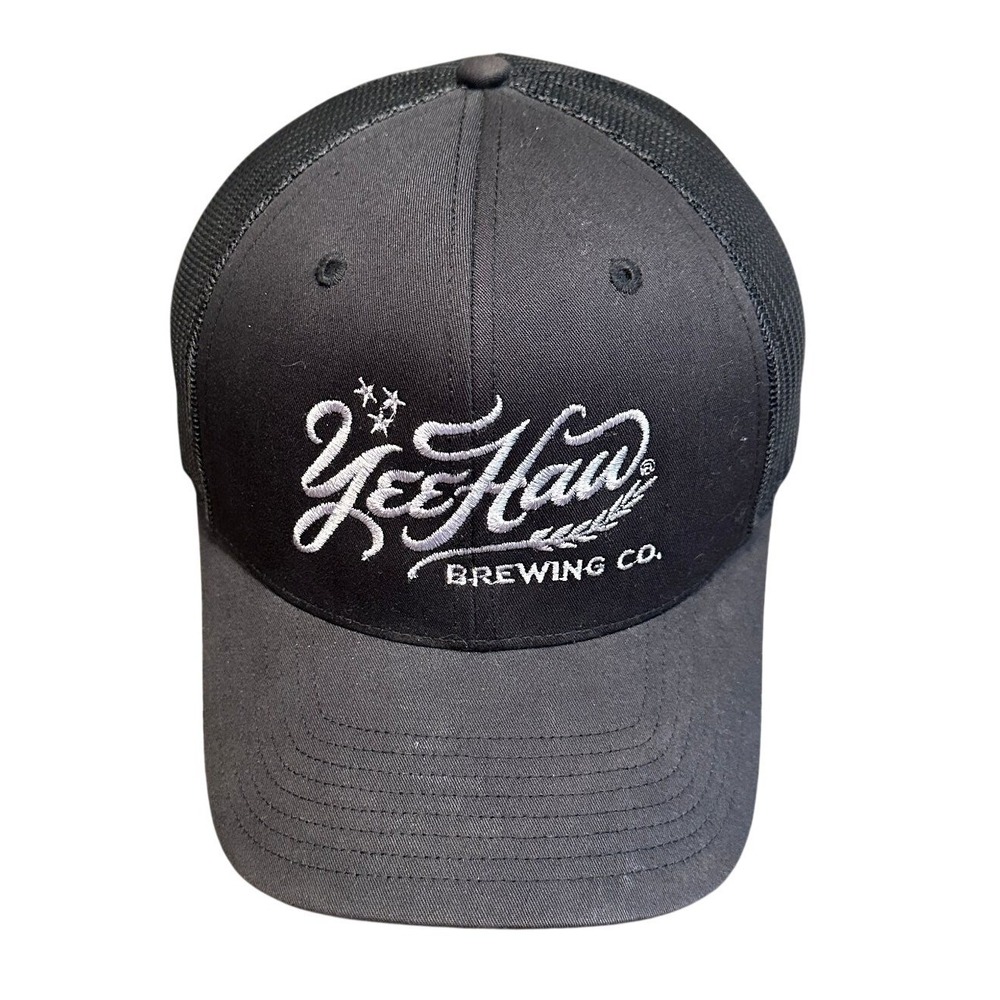 Yee Haw Brewing Co Richardson Hat Style 112 Men's Snapback Charcoal Black